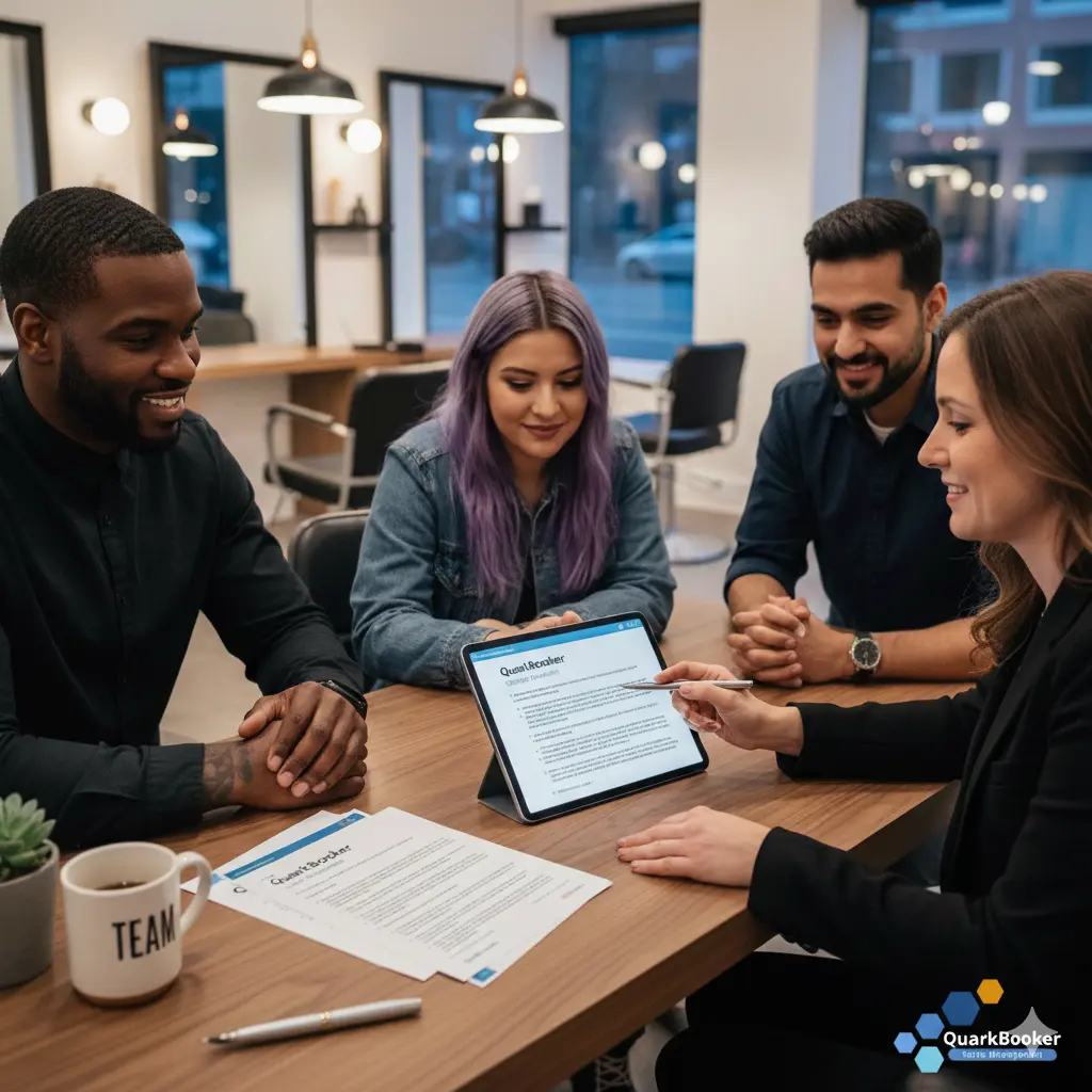 Professional salon employment contract PDF template for hair and beauty salons