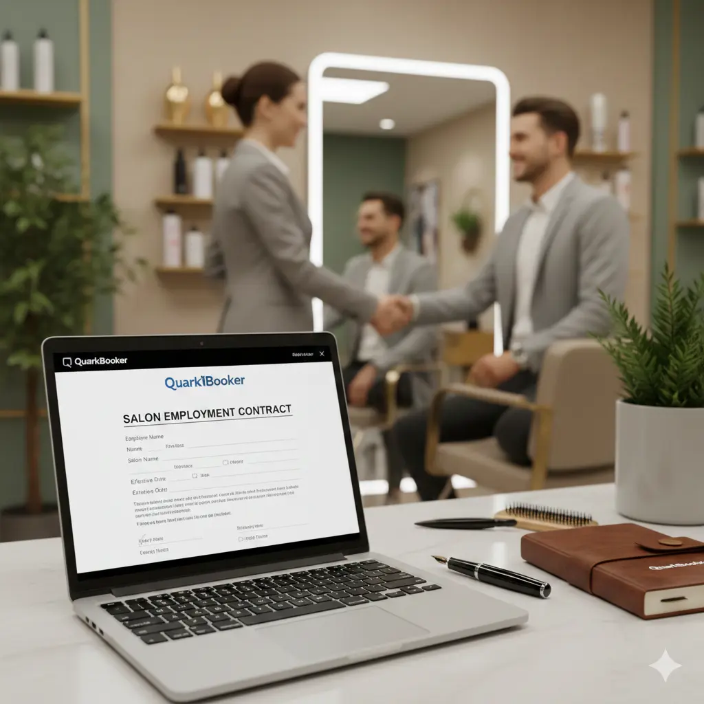 Editable salon staff employment contract PDF for beauty salons