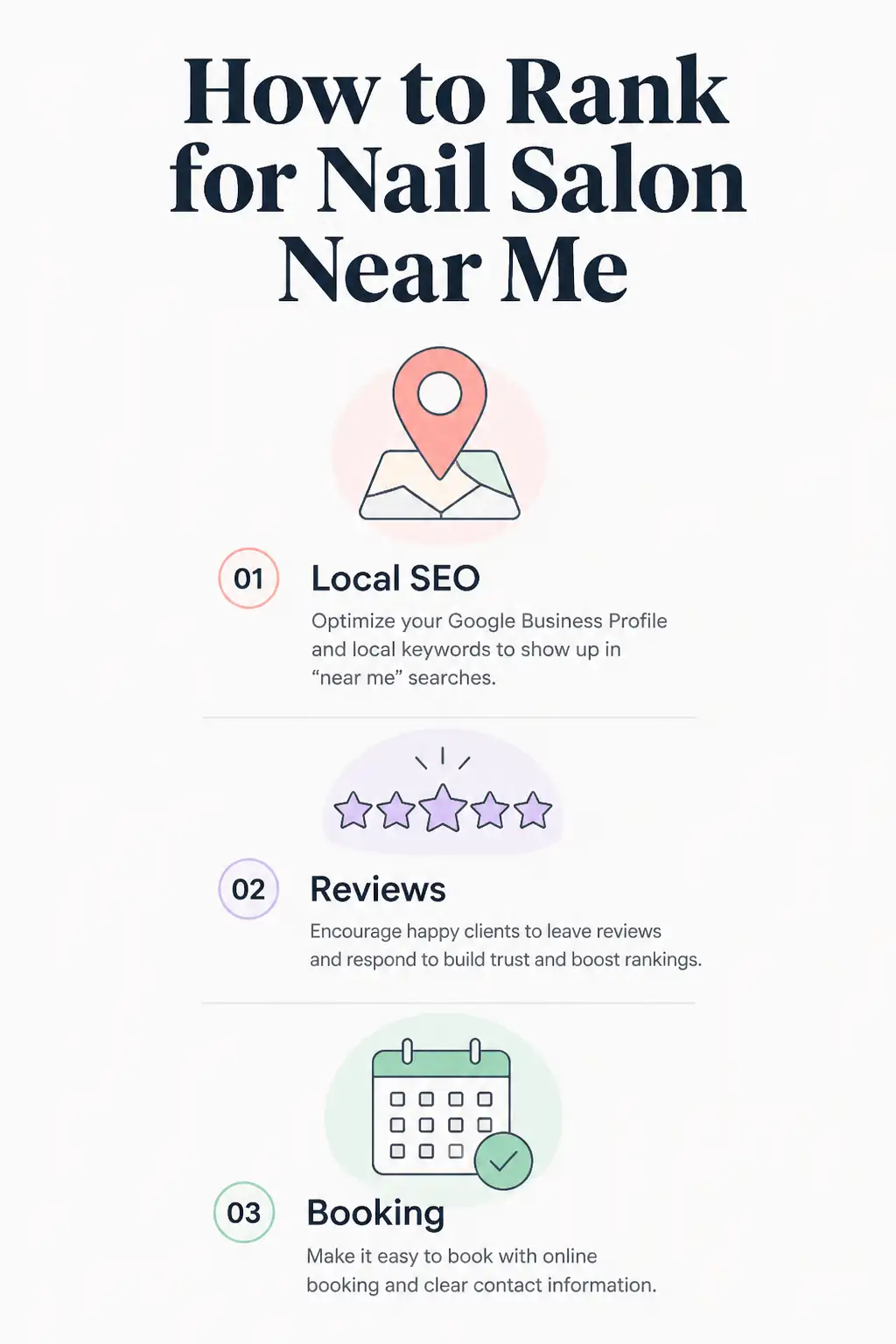how to rank for nail salon near me